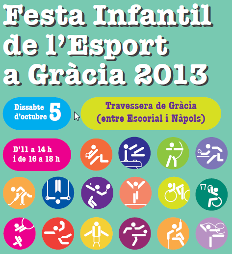 Festa Infantil de l’Esport a Gràcia 2013