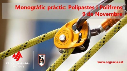 Monogràfic polipastes i polifrens 9 novembre 2017