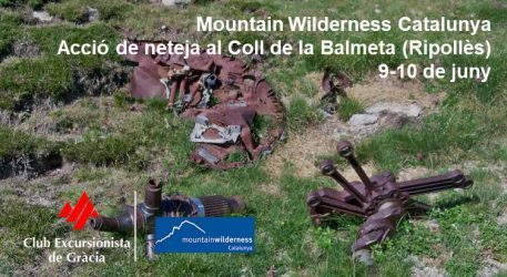 Convocatòria de Mountain Wilderness Catalunya – Acció de neteja al coll de la Balmeta