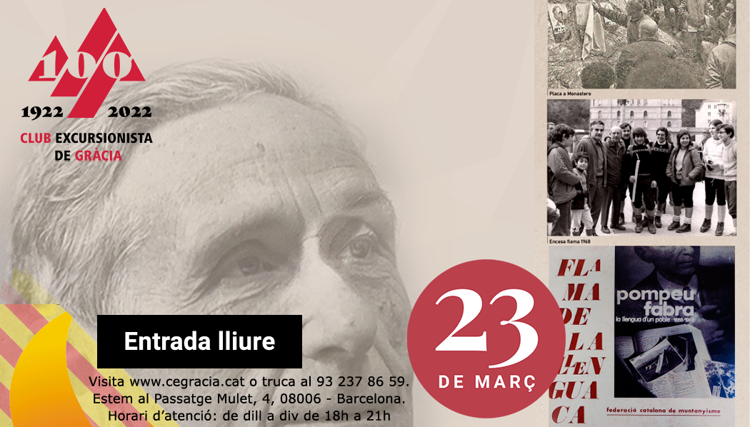 Inauguració de l’exposició “El CEG i la flama de la llengua catalana” – 23 de març