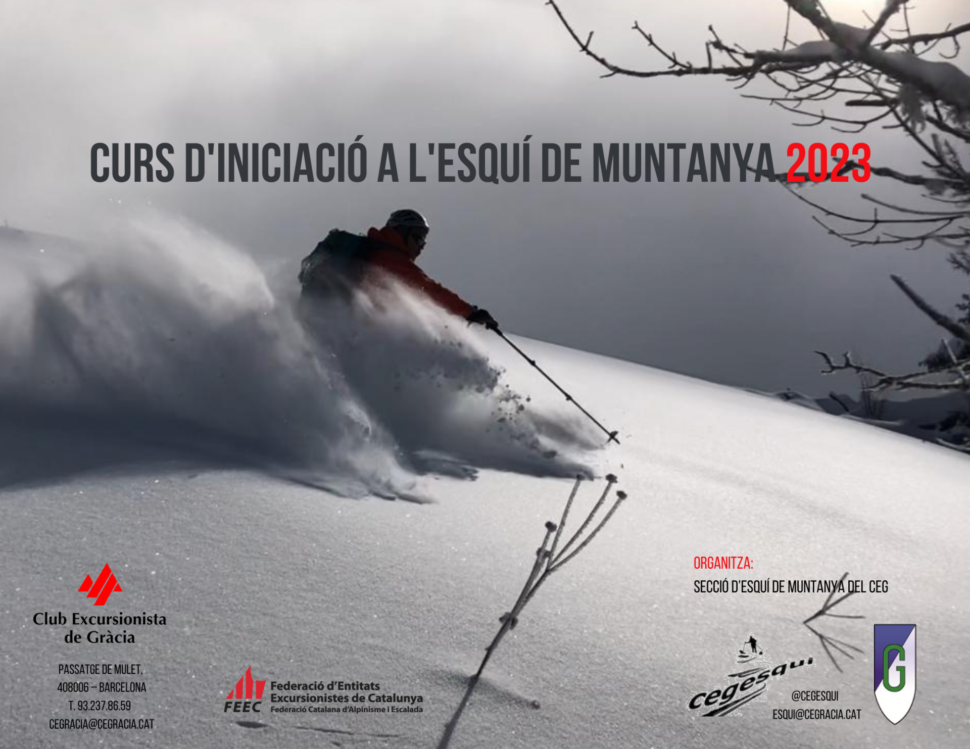 Curs d’iniciació a l’esquí de muntanya – Febrer de 2023