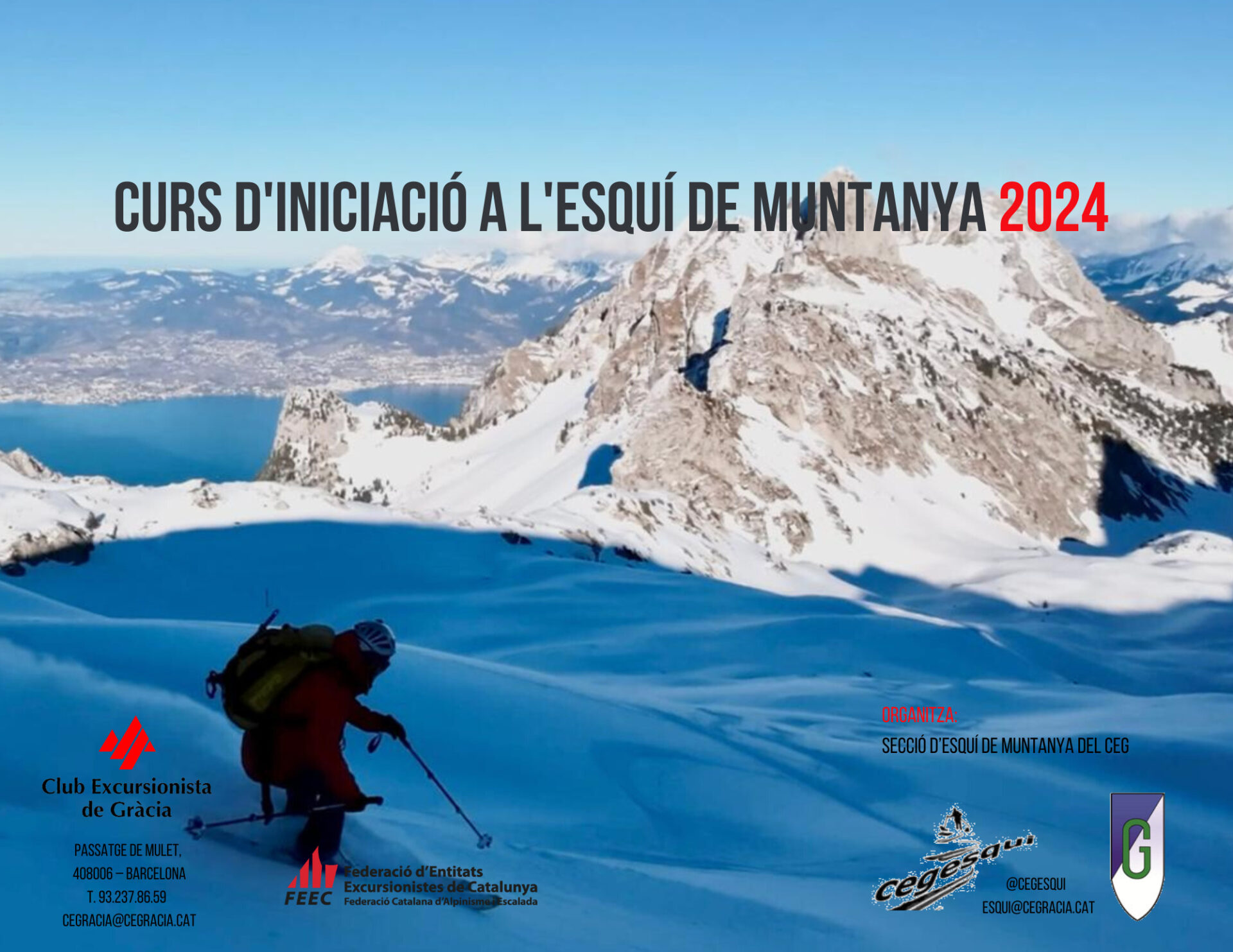 Curs d’iniciació a l’esquí de muntanya – Gener de 2024